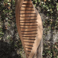 Gedreht, Kirsche, 2012, 145 / 40 cm