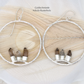 "Crystal" - Ohrringe Silber 925 mit Rauchquarzen, 598.-
