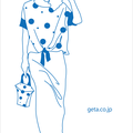 061　水玉で下駄