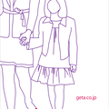 039　ママとお揃いの下駄