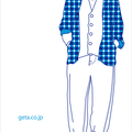 032　ざっくりユルカジュアルに下駄