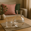 Genug trinken ist super wichtig... mit unserem hübschen Set aus Karaffe & Glas fällt es um vieles leichter ♥