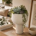 Pedestal Planter.... gefüllt mit Sukkulenten ♥