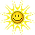 sun smiling