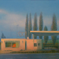 Aufgelassene Tankstelle (Lost Gas Station), 2000, 70x100cm