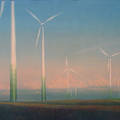 Windräder (Windmills), 70x50cm