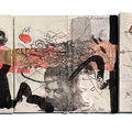 Connected II, kleines Tryptichon, 60x20, 2026