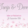 Titel Klappkarte Hochzeit