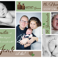 Titel Postkarte Geburt