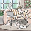 「Home」オリジナルイラスト