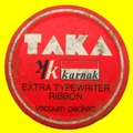 Taka. Extra typewriter ribbon