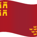 La bandera de la Región de Murcia