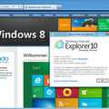 Standartmäßig der Internet Explorer 10.