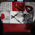 Handtasche mit Liebe verschenkt
