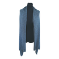 Alpaka-Pashmina graublau