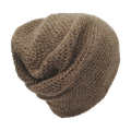 Alpaka-Beanie fine braun