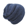 Alpaka-Beanie fine indigo