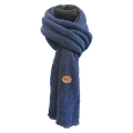 Alpaka Schal indigo