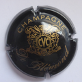 Marque : DE BLEMOND N° Lambert : 4  Couleur : Noir et or Description : CVC dans une armoirie -  nom de la marque  Emplacement : 