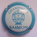 Marque : SALMON N° Lambert : 18r Couleur : Contour bleu métallisé Description : Montgolfière et nom de la marque Emplacement : 