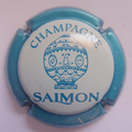 Marque : SALMON N° Lambert : 18r Couleur : Contour bleu métallisé Description : Montgolfière et nom de la marque Emplacement : 