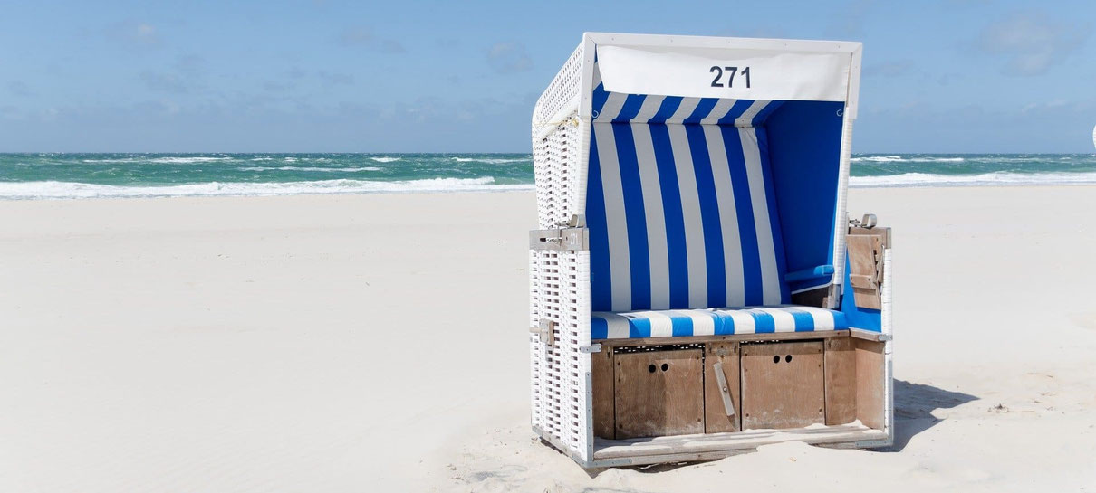 Strandgenießen und Baden in Hörnum - Sonnenscheinsylt.com - Luxus Strandapartment auf Sylt Buchen