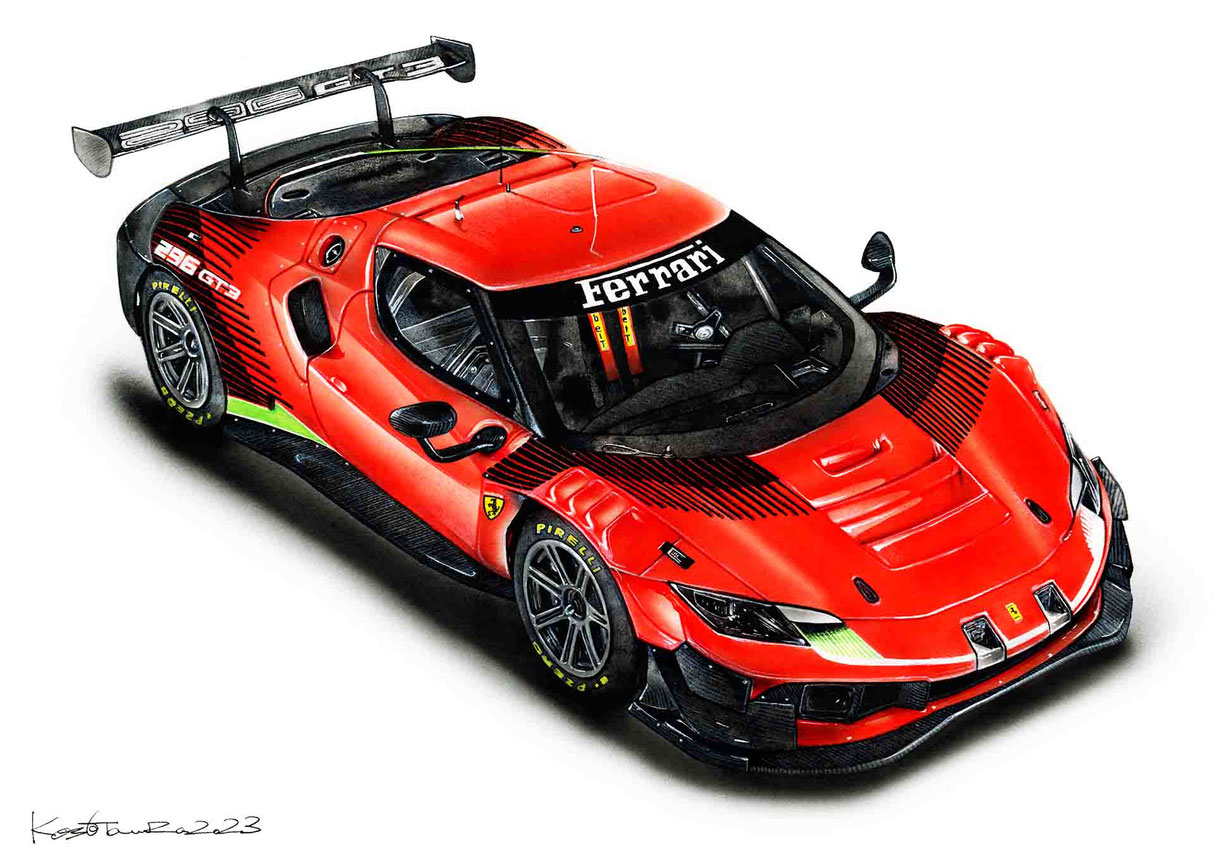 車絵イラスト
