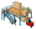 ALPRAM SOLUTIONS - Plateforme Mezzanine industrielle de stockage