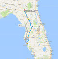 Strecke: 1. Tag (Google Maps)