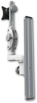 ウォールマウント 壁面固定 ディスプレイ用 ウォールトラック＋モニターアーム VESA:ASUL550-T19-AS1