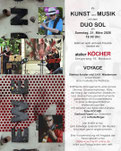 ausstellung; atelier peter köcher; kunst und musik; bexbach