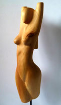 Holzskulpturen, akt, Gunnar Mozer