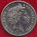 MONEDA AUSTRALIA - KM 401 - 5 CENTS - 2.001 - COBRE NÍQUEL (EBC/XF) 0,75€. 