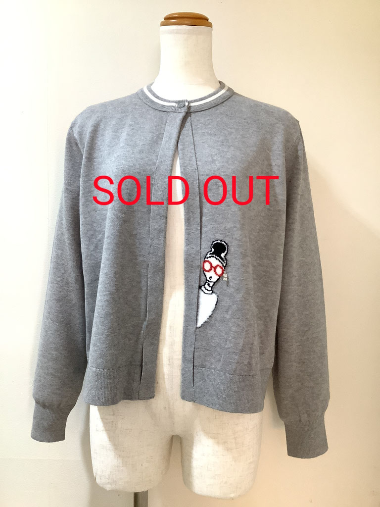 ピッコーネ（picone）4−MA6 グレーカーディガン40  ¥42,900（税込）SOLD OUT  （再注文受付可）
