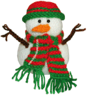 Cómo tejer un hombre de nieves en dos agujas o palitos (frosty the snowman)
