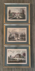 Set of 3 C. Motte Framed Lithographs