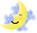 月のイラスト