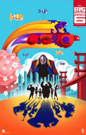 オオモリ先生制作のポスター 映画:ベイマックス/BIG HERO 6 US版 オフィシャル・ポスター(ウォルト・ディズニー・アニメーション・スタジオ)