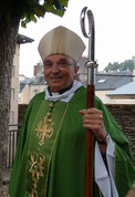 Mgr Laurent Dognin, évêque de Quimper et Léon, en visite à Morlaix dimanche dernier