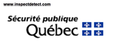 Toujours à la fût de nouvelles pour sa clientèle, votre inspecteur en bâtiment Daniel Gaudreau membre de l'AIBQ spécialisé en inspection préachat, prévente et préventive consulte le site du ministère de la sécurité publique du Québec