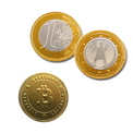 Schokotaler als Standardtaler zum kaufen(Bitcoin,Euro)