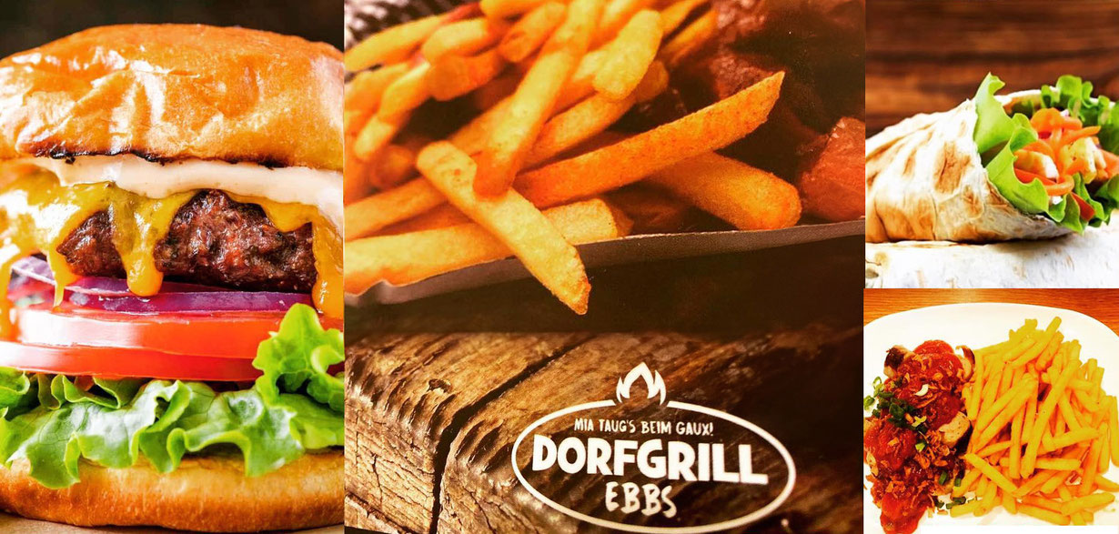 Pommes und Grillspezialitäten im Dorfgrill Ebbs in Ebbs