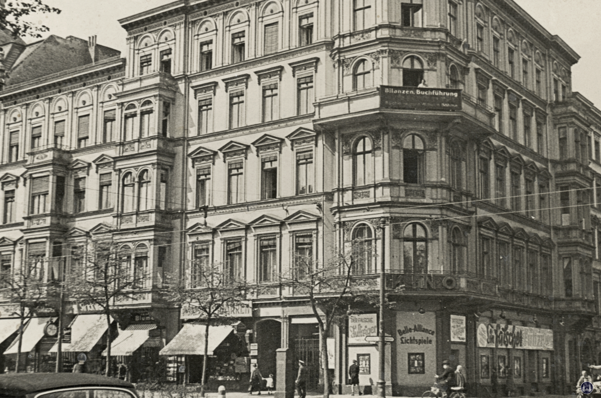 Das Kino Belle-Alliance-Lichtspiele am Mehringdamm Ecke Hagelberger Straße im Jahre 1935.