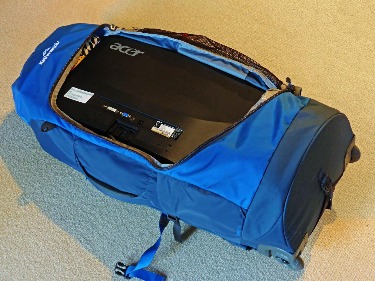 Travelling with a desktop monitor The Journey and the Destination