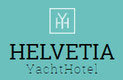Das Logo des Yacht-Hotels HELVETIA in Lindau auf der Insel
