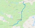 Route - 146 Meilen (Google Maps)