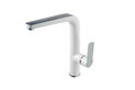 Liberty Gloss white and Chrome Sink Mixer, WELS 4 star rating, 7.5L/min