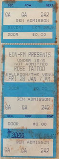 Ticket: thanks Rohan O'neill 