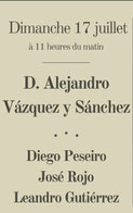 Novillos d'Alejandro Vazquez y Sanchez pour Diego Peseiro, José Rojo, Léandro Gutierrez