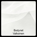 joustava kangas verkko Bodynet Valkoinen